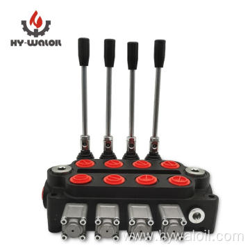 Few Leakage Multiple 4 Spool Hydraulic Control Valve